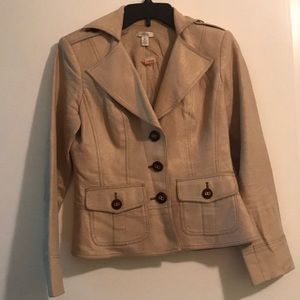 Champagne colored Cache blazer